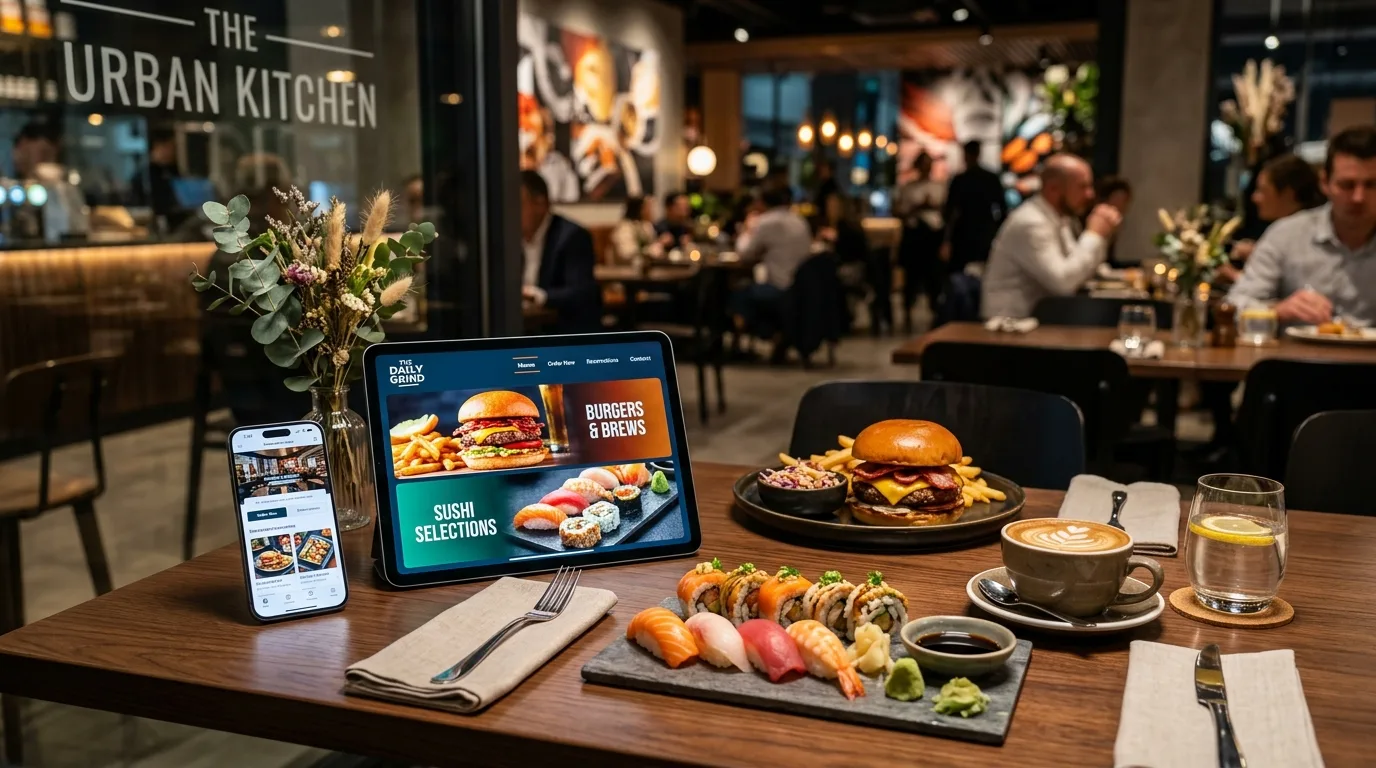 Canlı Restoran ve Kafe Web Sitesi Demo Vitrini