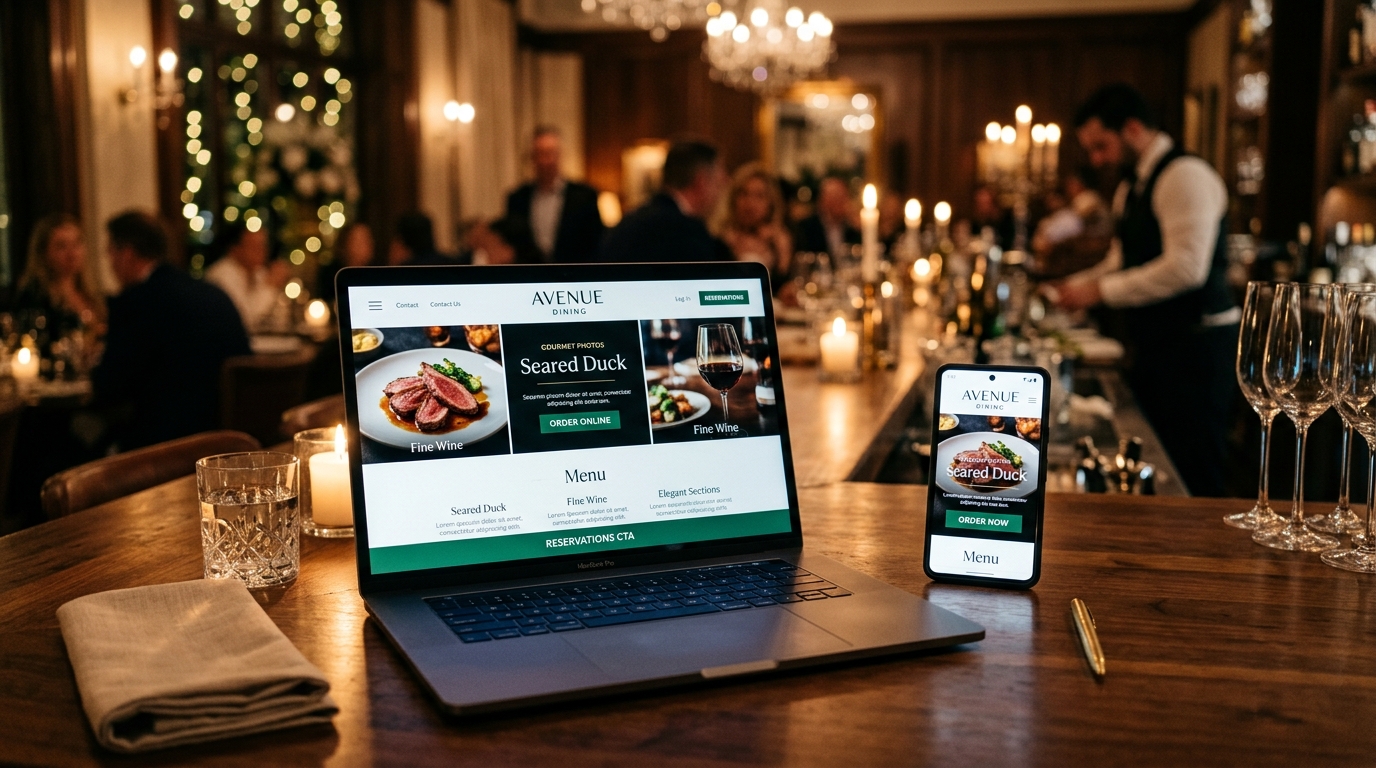 Otomatik Restoran Web Sitesi ve E-Ticaret Sipariş Sistemi